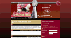 Desktop Screenshot of 49ersfanzone.net